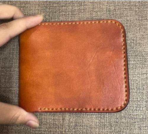 Nice hand crafted pure leather Men's wallet