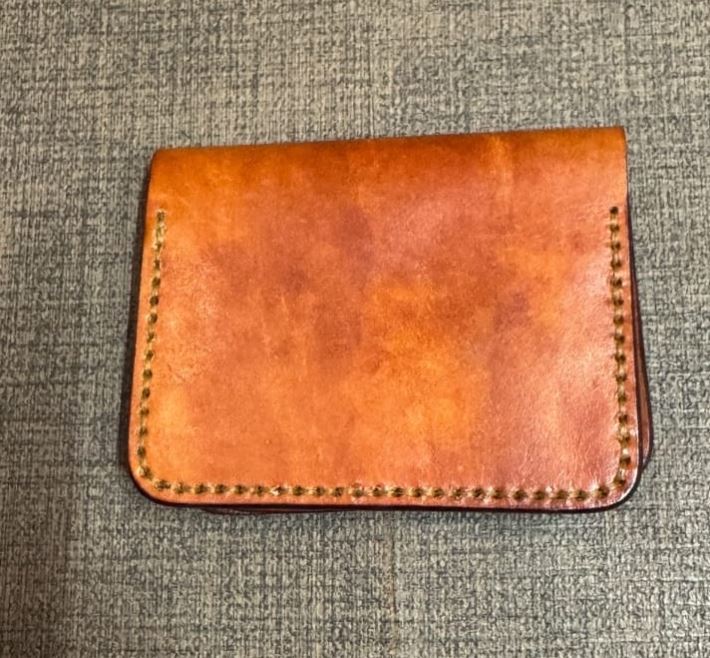 Nice hand crafted pure leather Men's wallet